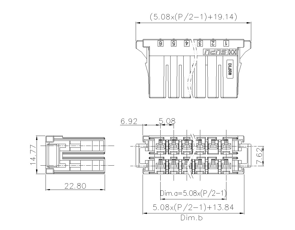 动态接插件连接器DL508H2XXM-BK-XX10(04-20)-威廉希尔