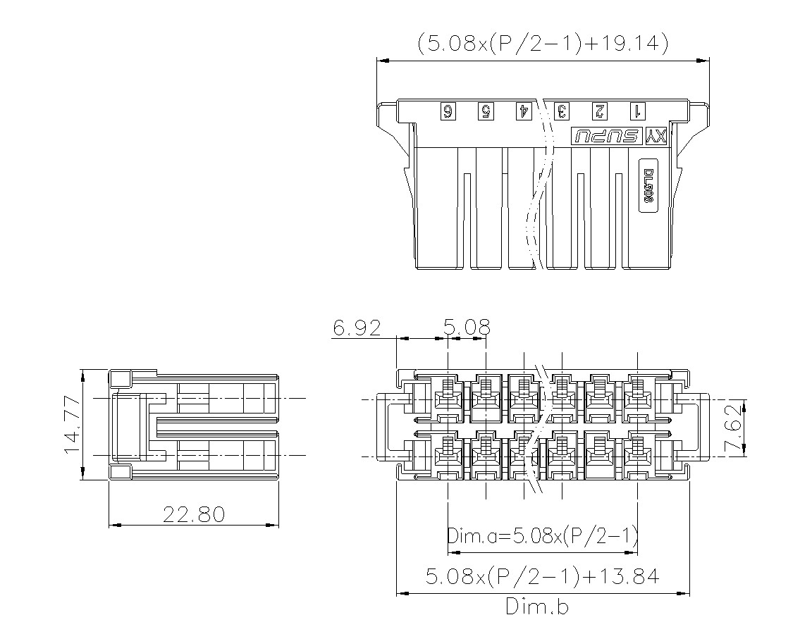 动态接插件连接器DL508H2XXM-BK-XY10(06-12)-威廉希尔