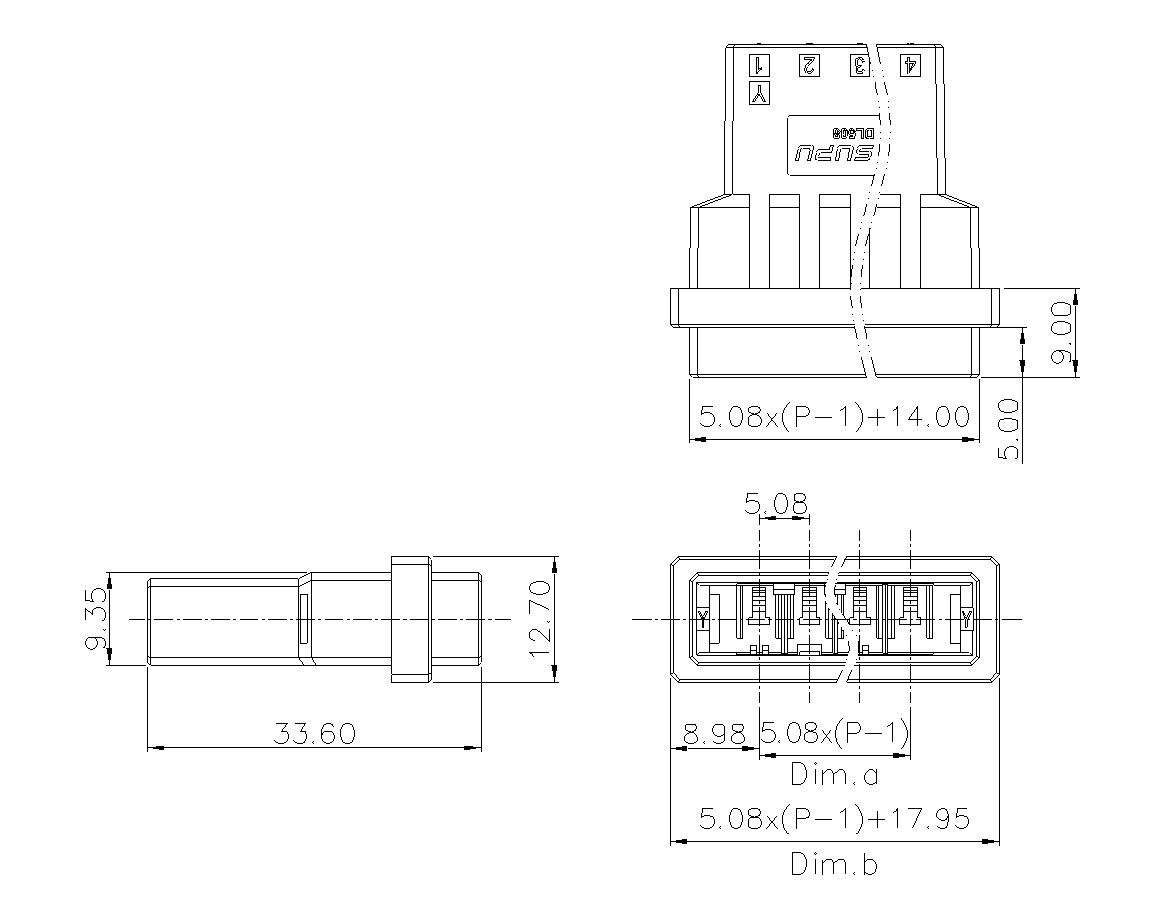 动态接插件连接器DL508H1XXF-BK-0Y10(02-04)-威廉希尔