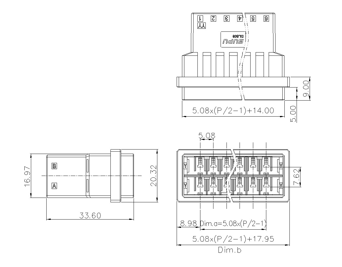 动态接插件连接器DL508H2XXF-BK-YY10(06 12)-威廉希尔