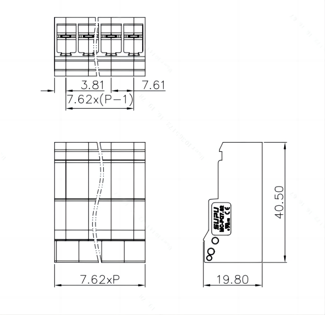 插拔式端子MC-PQ7.62HXXP-0001插座|PCB接线端子插座-威廉希尔